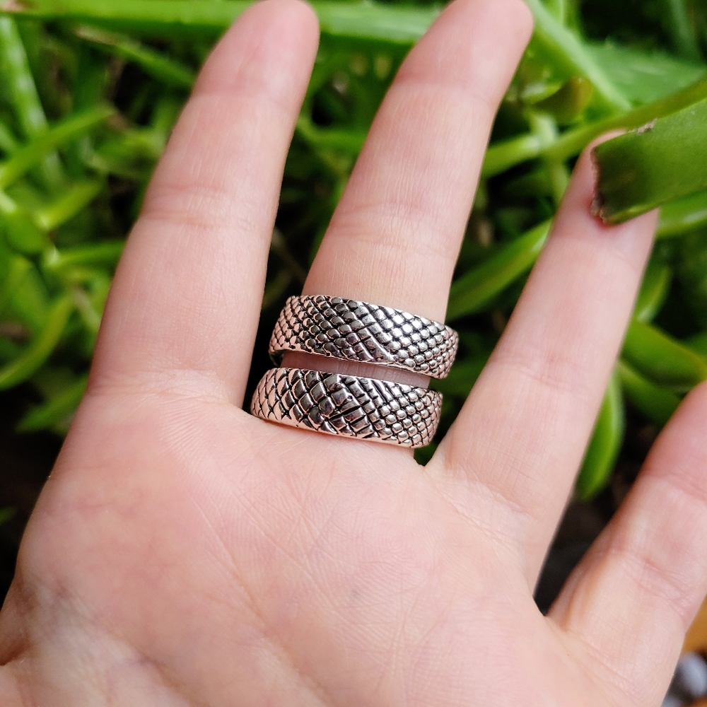 Silver Snake Ring - image 7